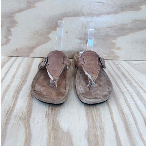 UGG Australia - Tan Sheepskin - Sandals - Brown - Women's - 7 - S/N 1686 - Picture 2 of 9